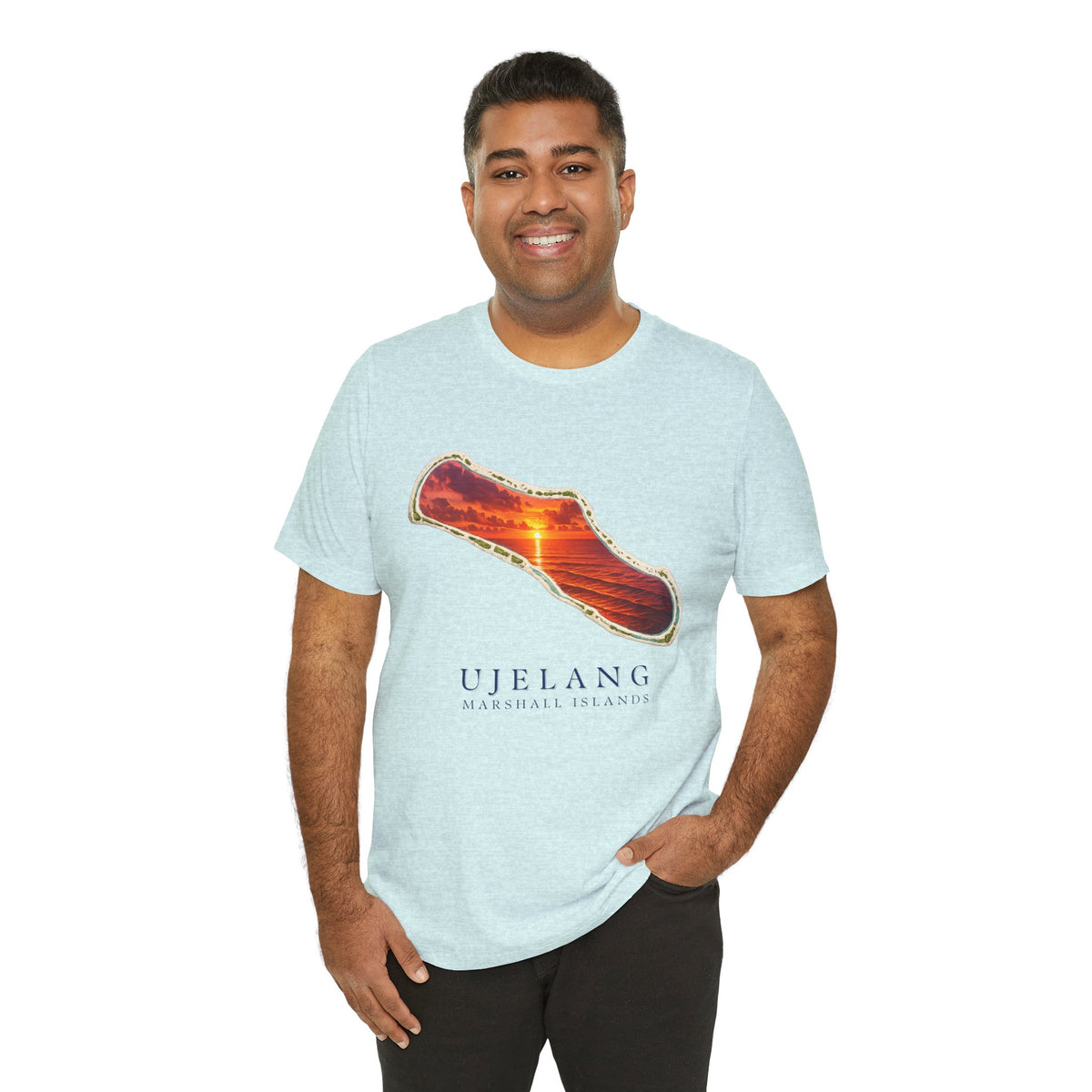 UJELANG Orange Sunset Unisex T-Shirt