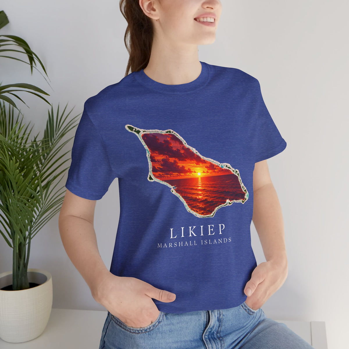 LIKIEP Orange Sunset Unisex T-Shirt