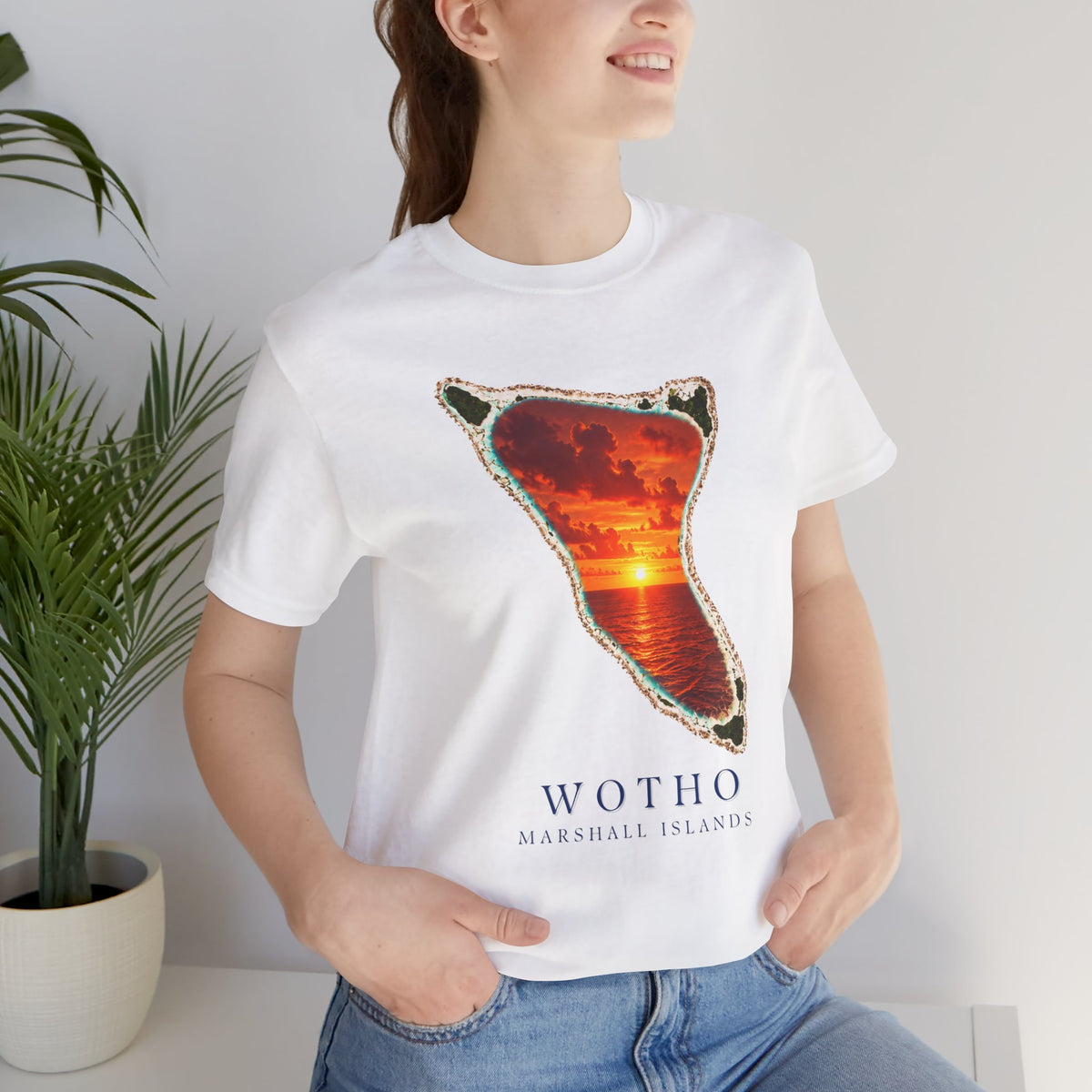 WOTHO Orange Sunset Unisex T-Shirt
