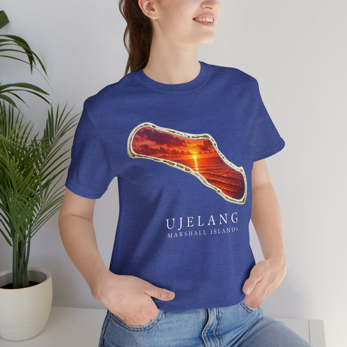 UJELANG Orange Sunset Unisex T-Shirt