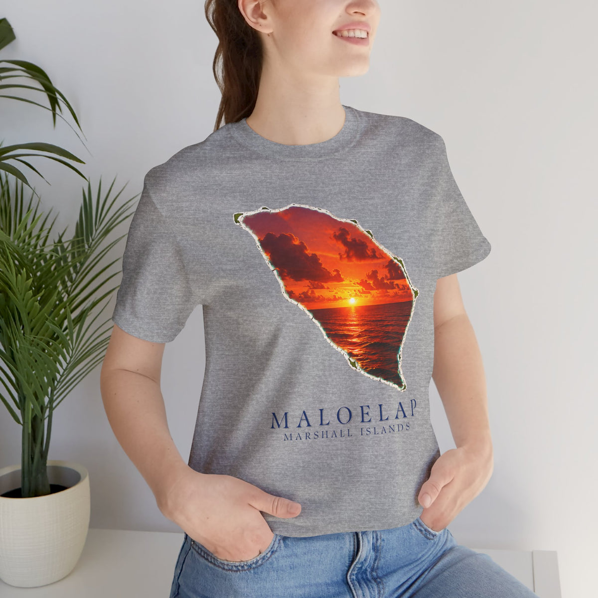MALOELAP Orange Sunset Unisex T-Shirt