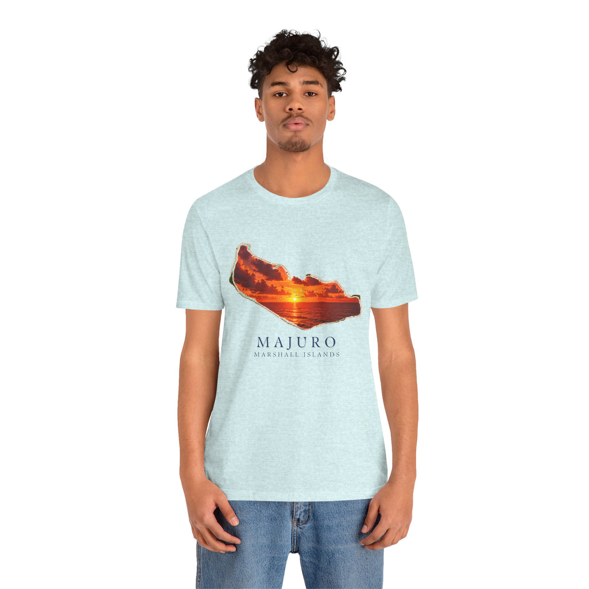 MAJURO Orange Sunset Unisex T-Shirt