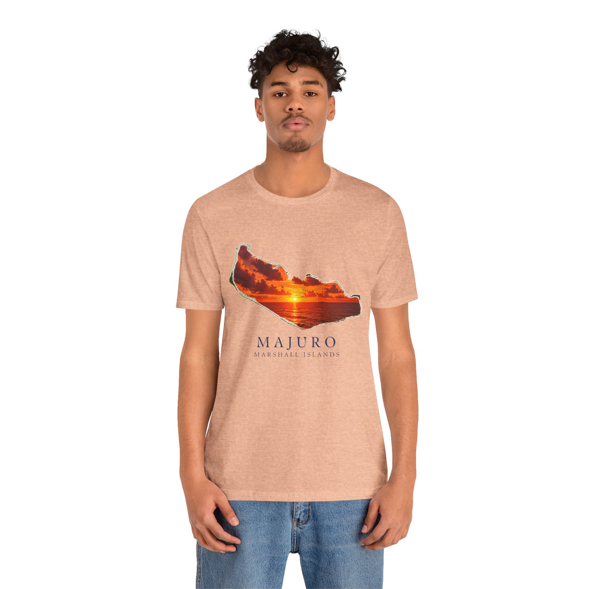 MAJURO Orange Sunset Unisex T-Shirt