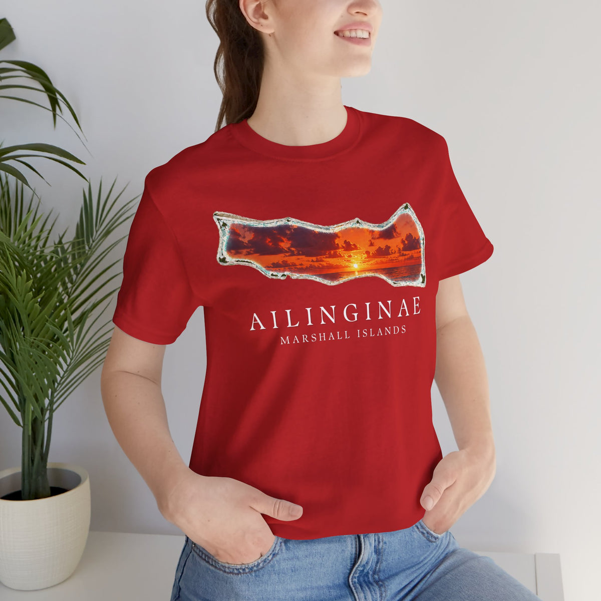 AILINGINAE Orange Sunset Unisex T-Shirt