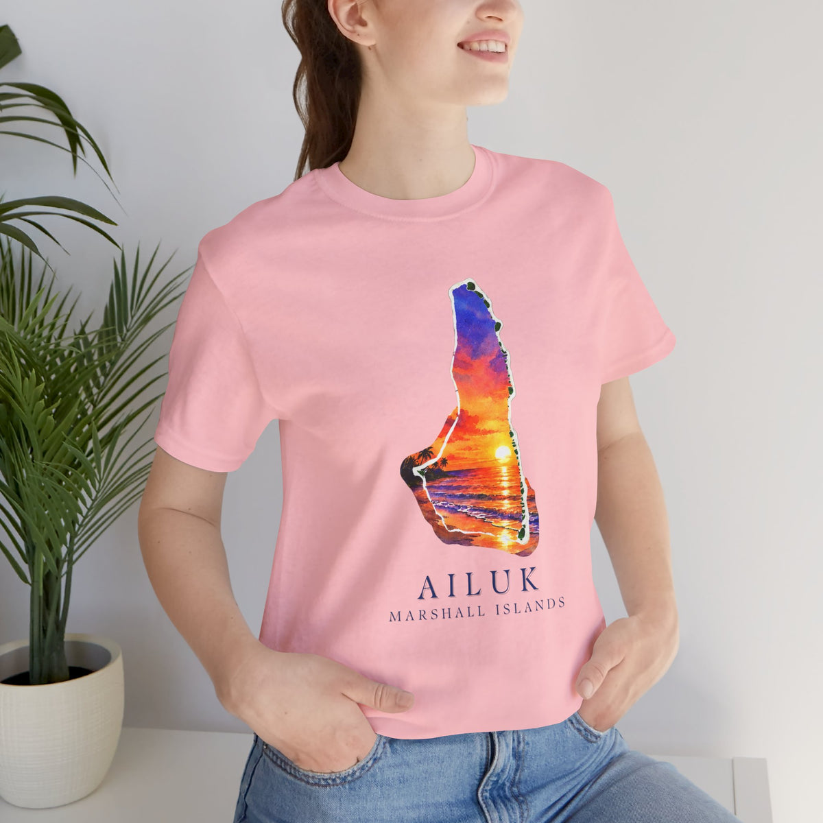 AILUK Orange Sunset Unisex T-Shirt