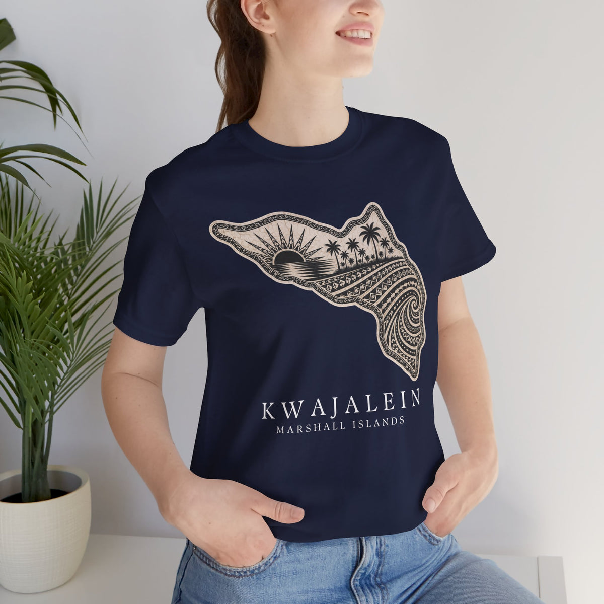 KWAJALEIN Tribal Sun Unisex T-Shirt