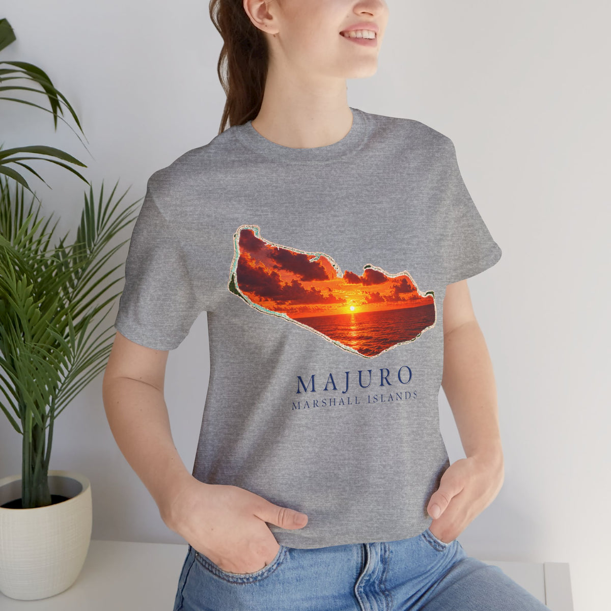 MAJURO Orange Sunset Unisex T-Shirt