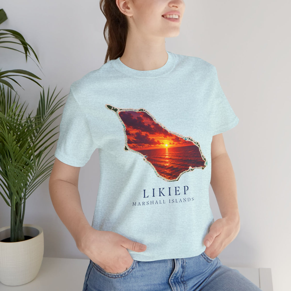 LIKIEP Orange Sunset Unisex T-Shirt