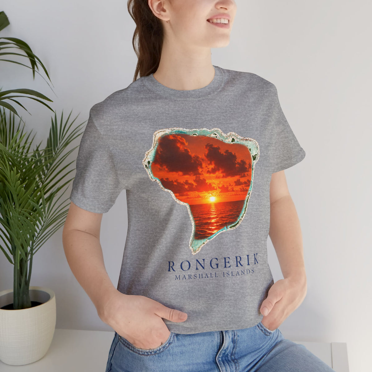 RONGERIK Orange Sunset Unisex T-Shirt