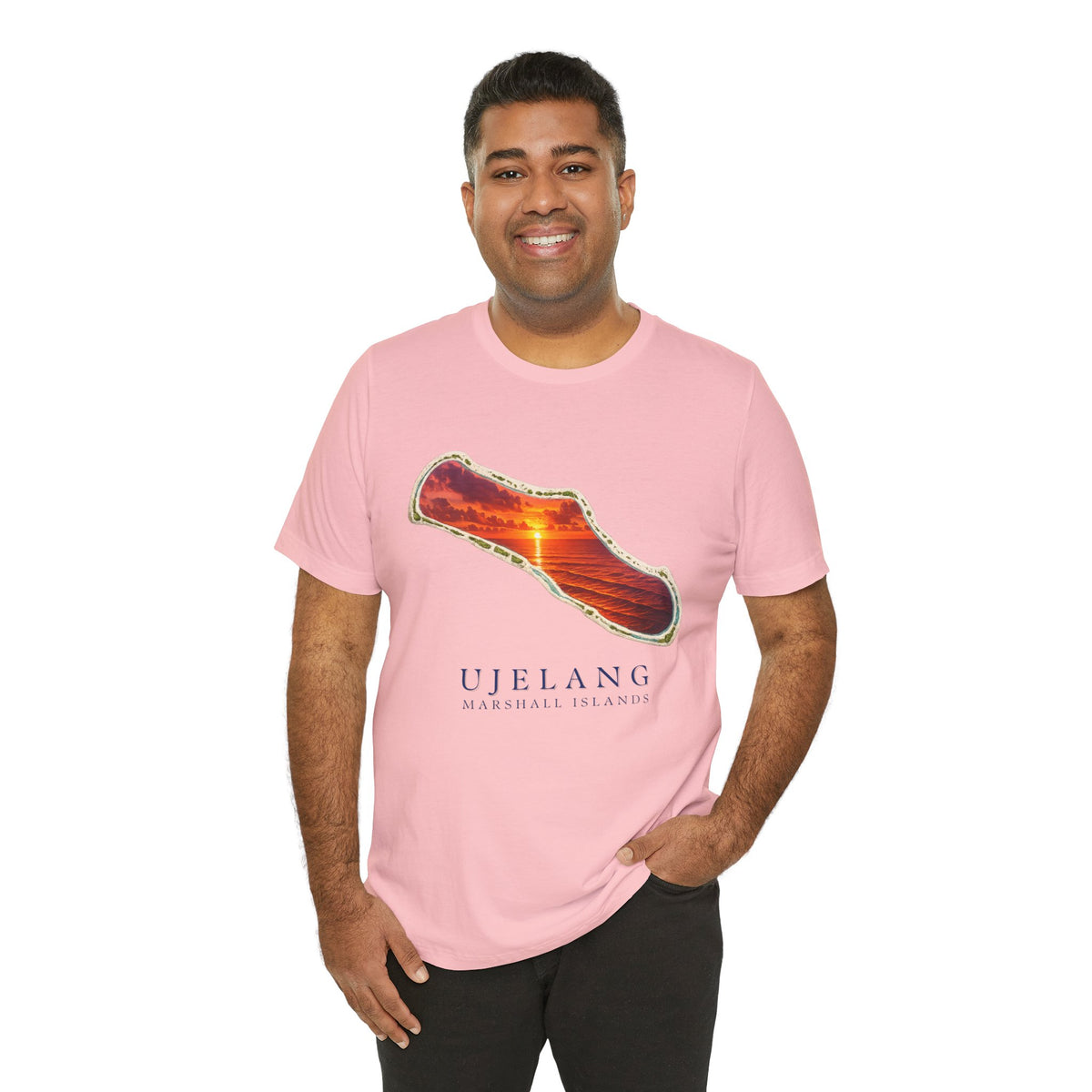 UJELANG Orange Sunset Unisex T-Shirt