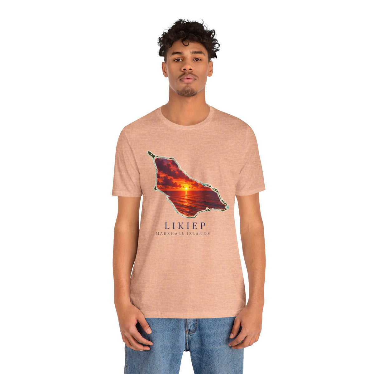 LIKIEP Orange Sunset Unisex T-Shirt