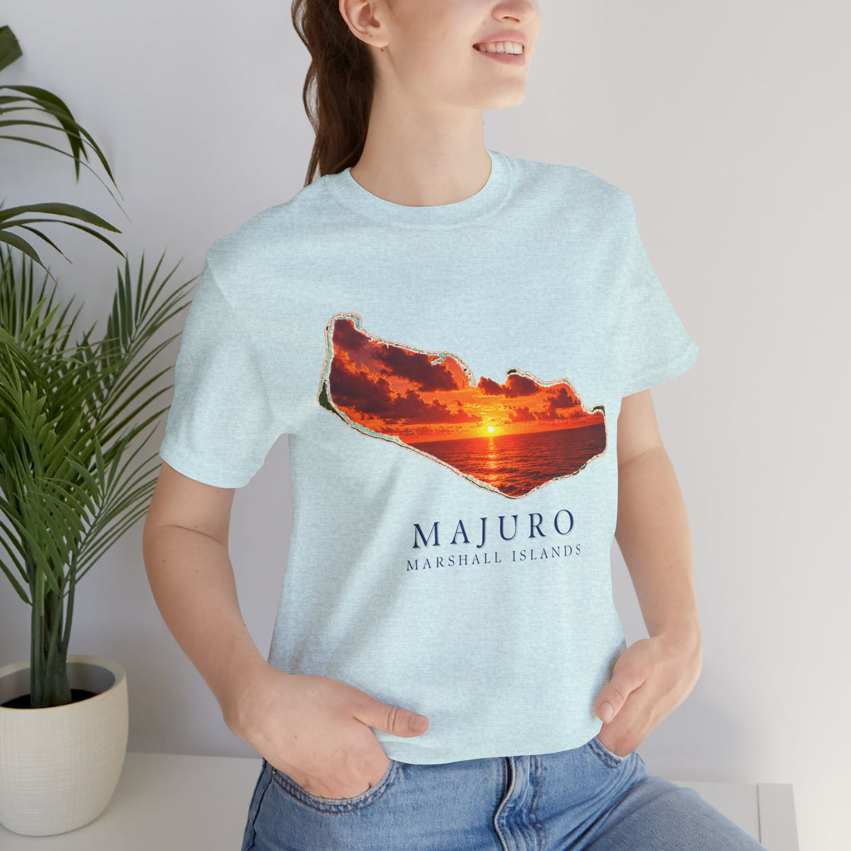 MAJURO Orange Sunset Unisex T-Shirt