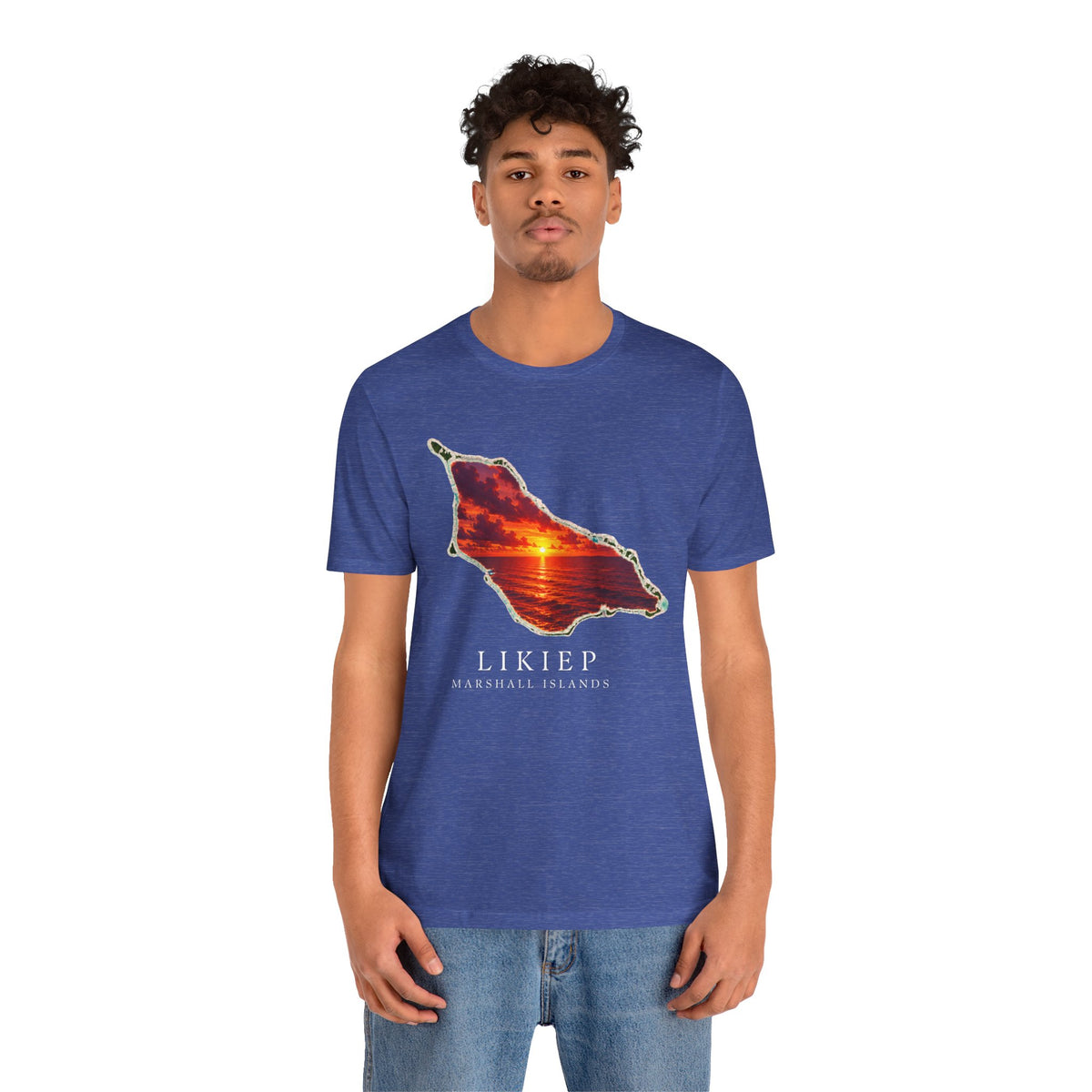 LIKIEP Orange Sunset Unisex T-Shirt