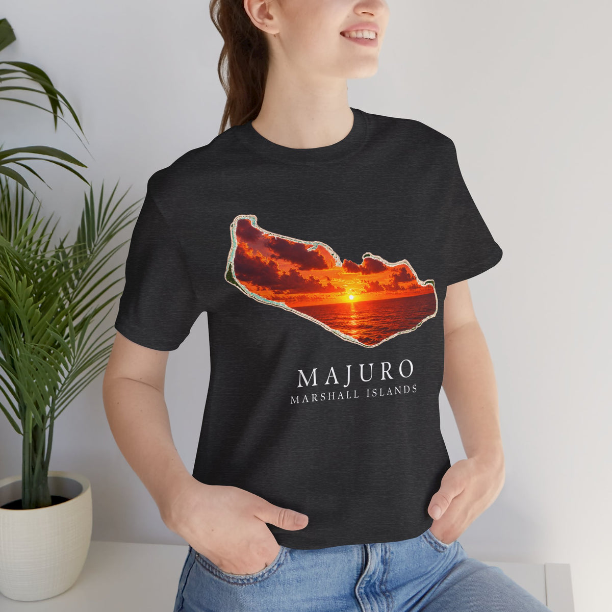 MAJURO Orange Sunset Unisex T-Shirt