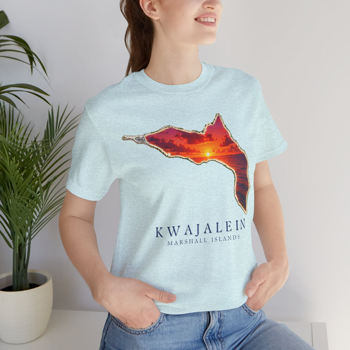 KWAJALEIN  Orange Sunset Unisex T-Shirt
