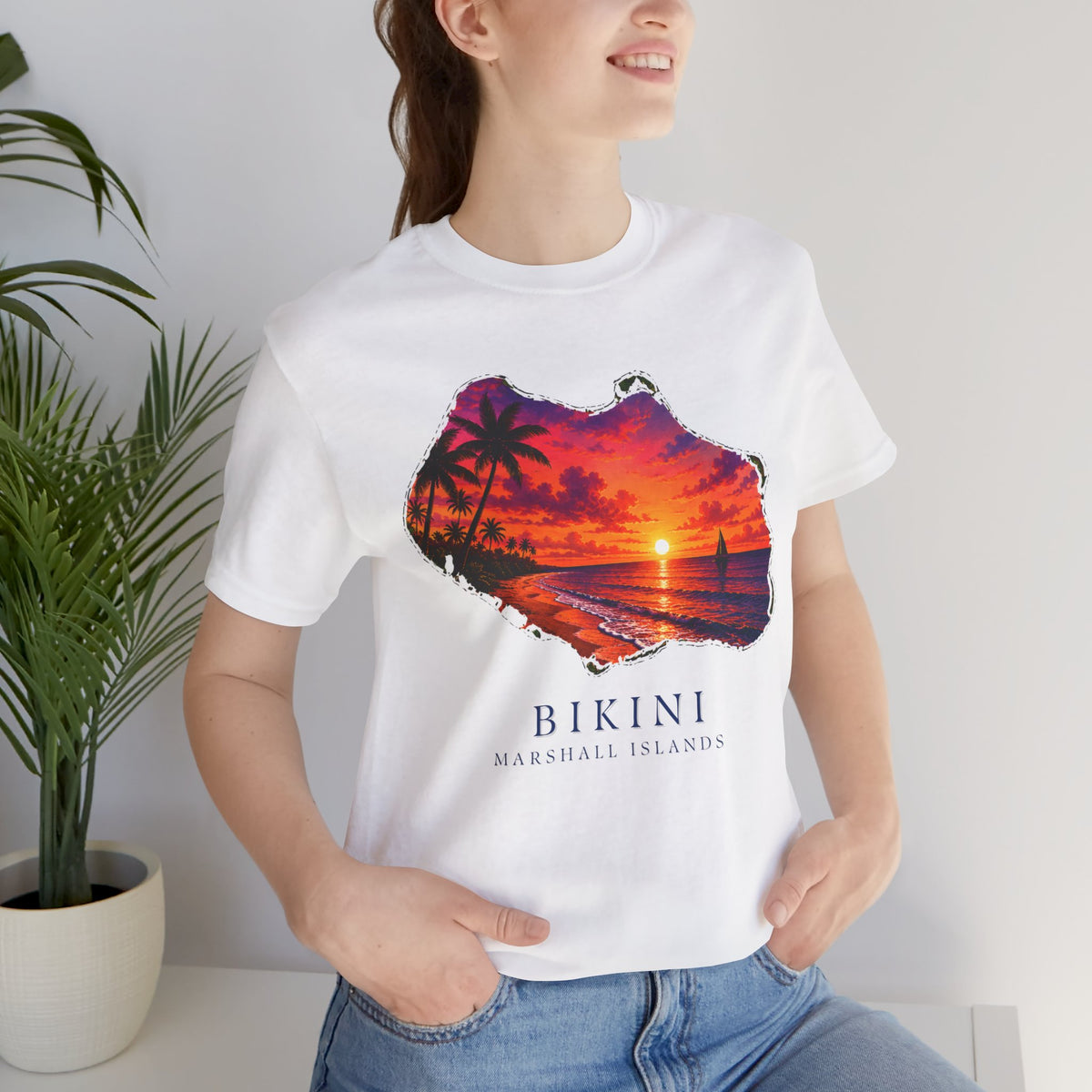 BIKINI Orange Sunset Unisex T-Shirt