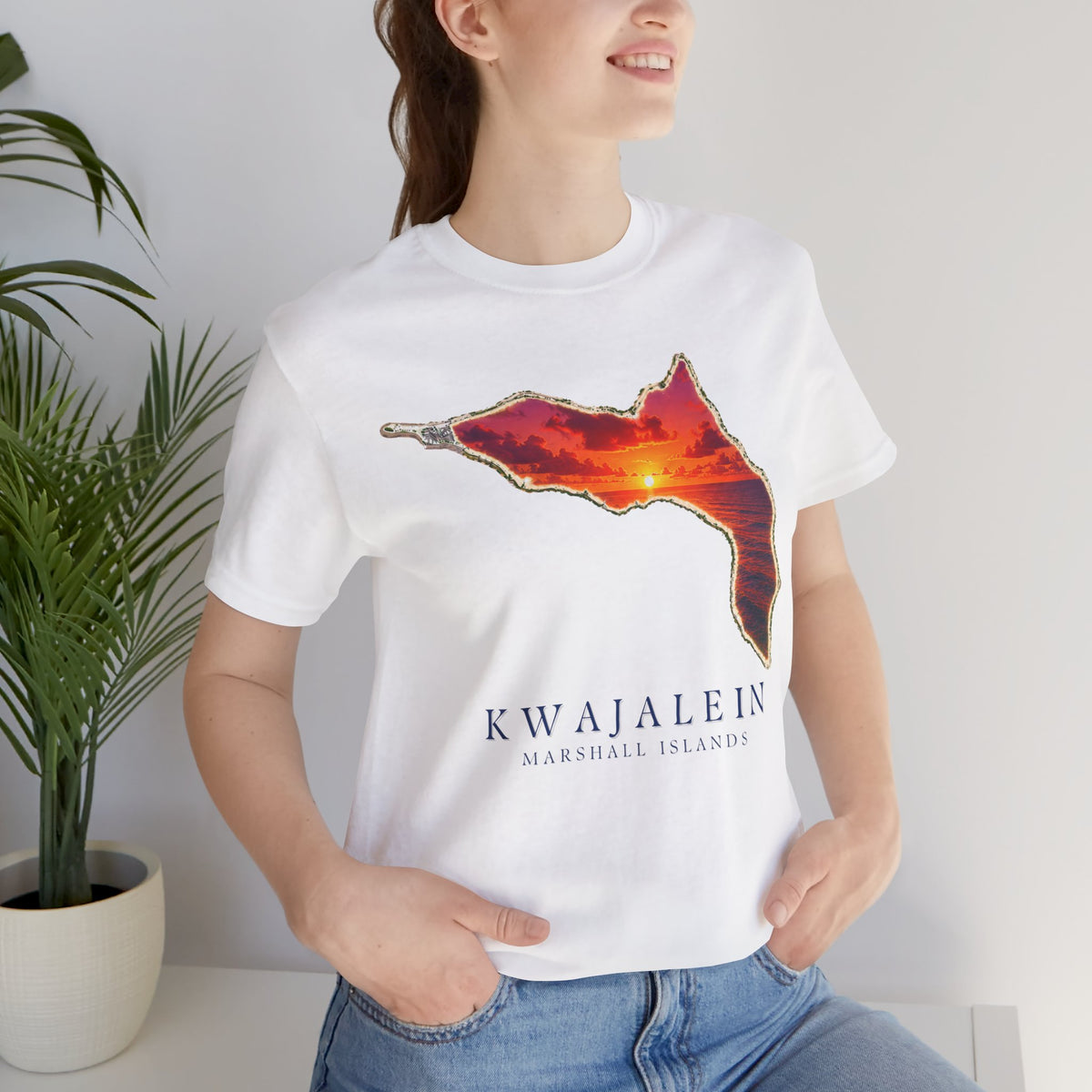 KWAJALEIN  Orange Sunset Unisex T-Shirt