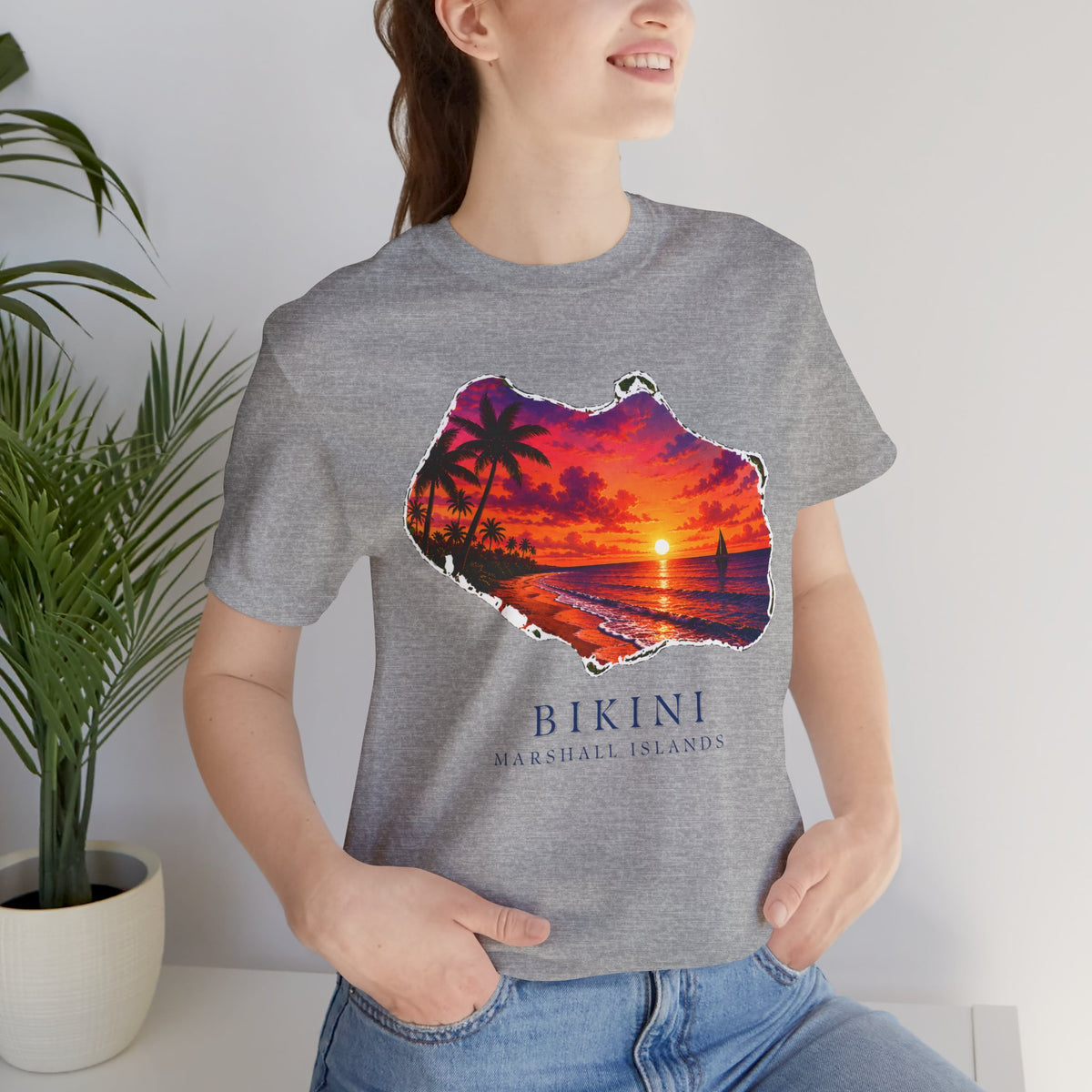 BIKINI Orange Sunset Unisex T-Shirt