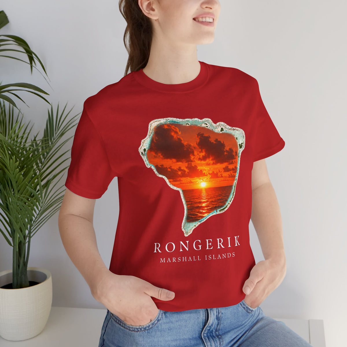 RONGERIK  Orange Sunset Unisex T-Shirt
