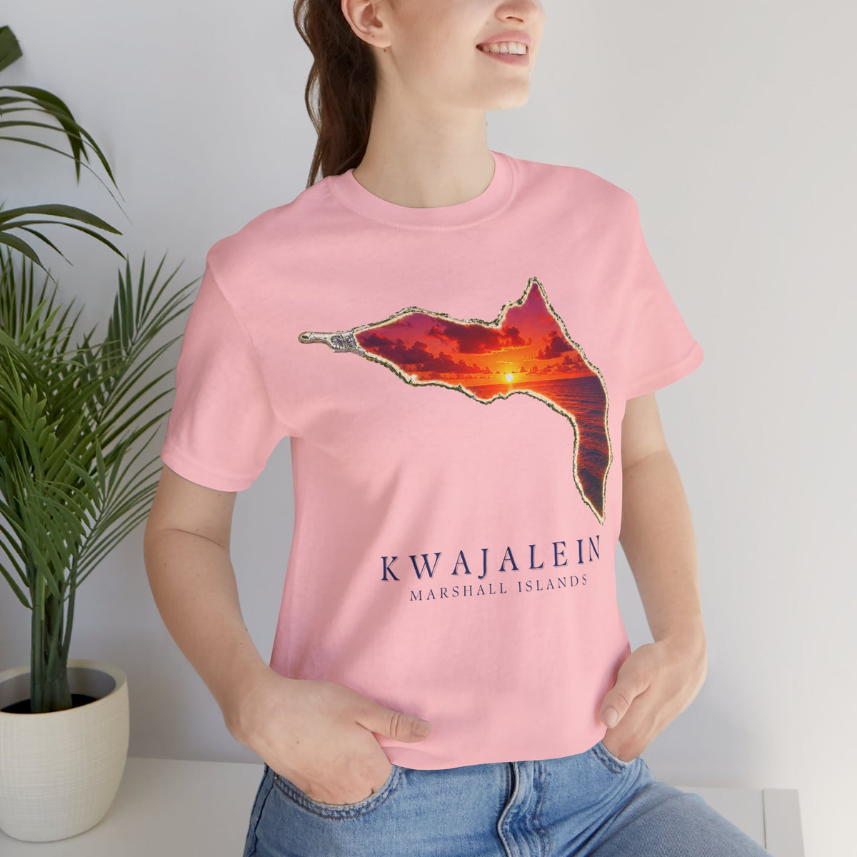 KWAJALEIN  Orange Sunset Unisex T-Shirt