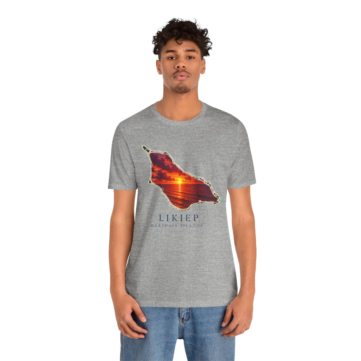 LIKIEP Orange Sunset Unisex T-Shirt