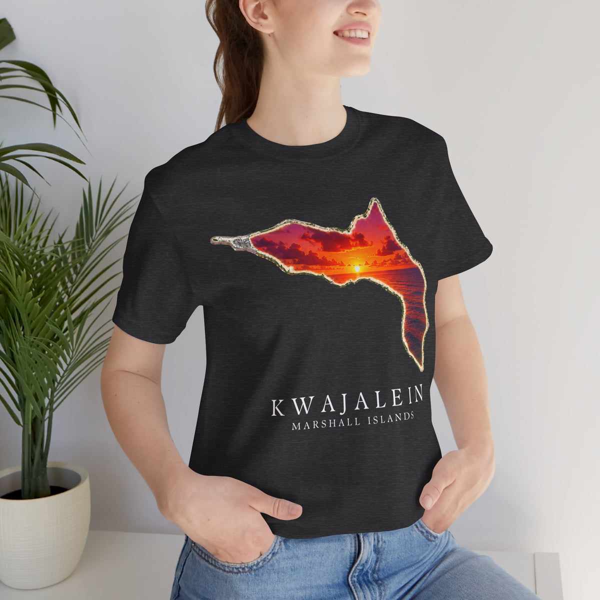 KWAJALEIN  Orange Sunset Unisex T-Shirt
