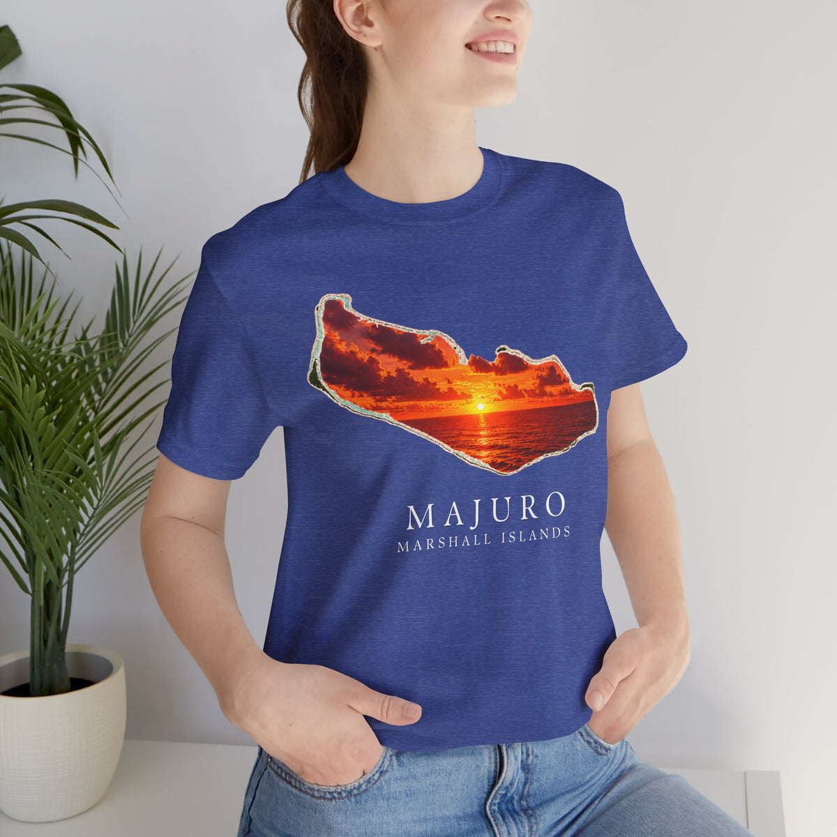 MAJURO Orange Sunset Unisex T-Shirt