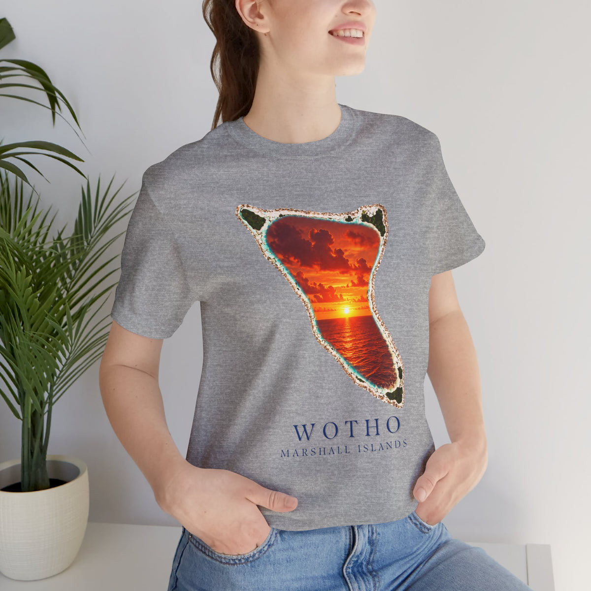 WOTHO Orange Sunset Unisex T-Shirt