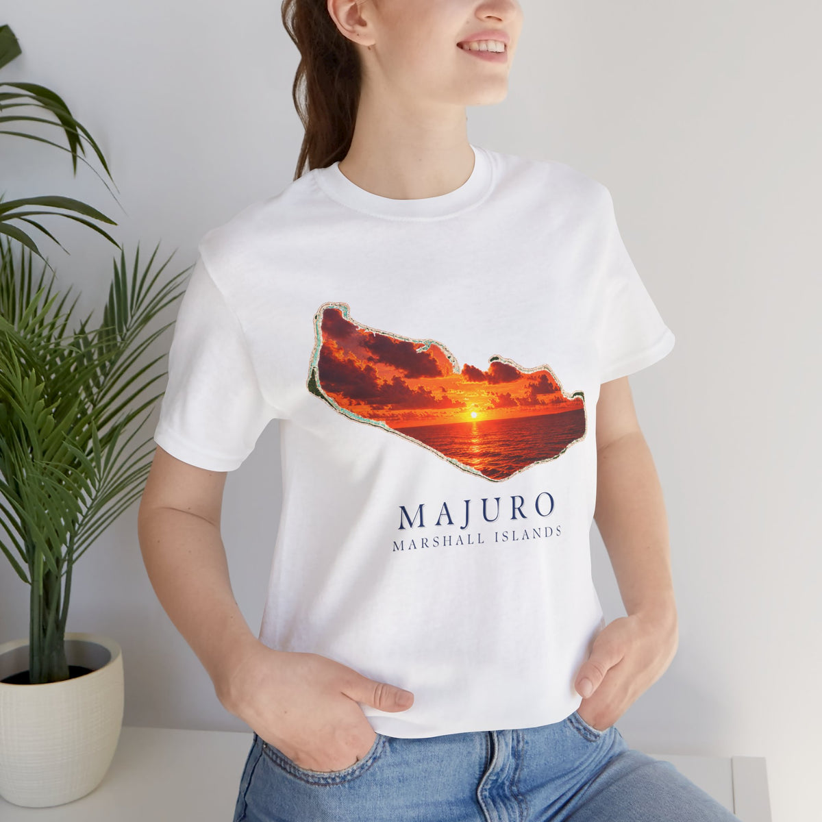 MAJURO Orange Sunset Unisex T-Shirt