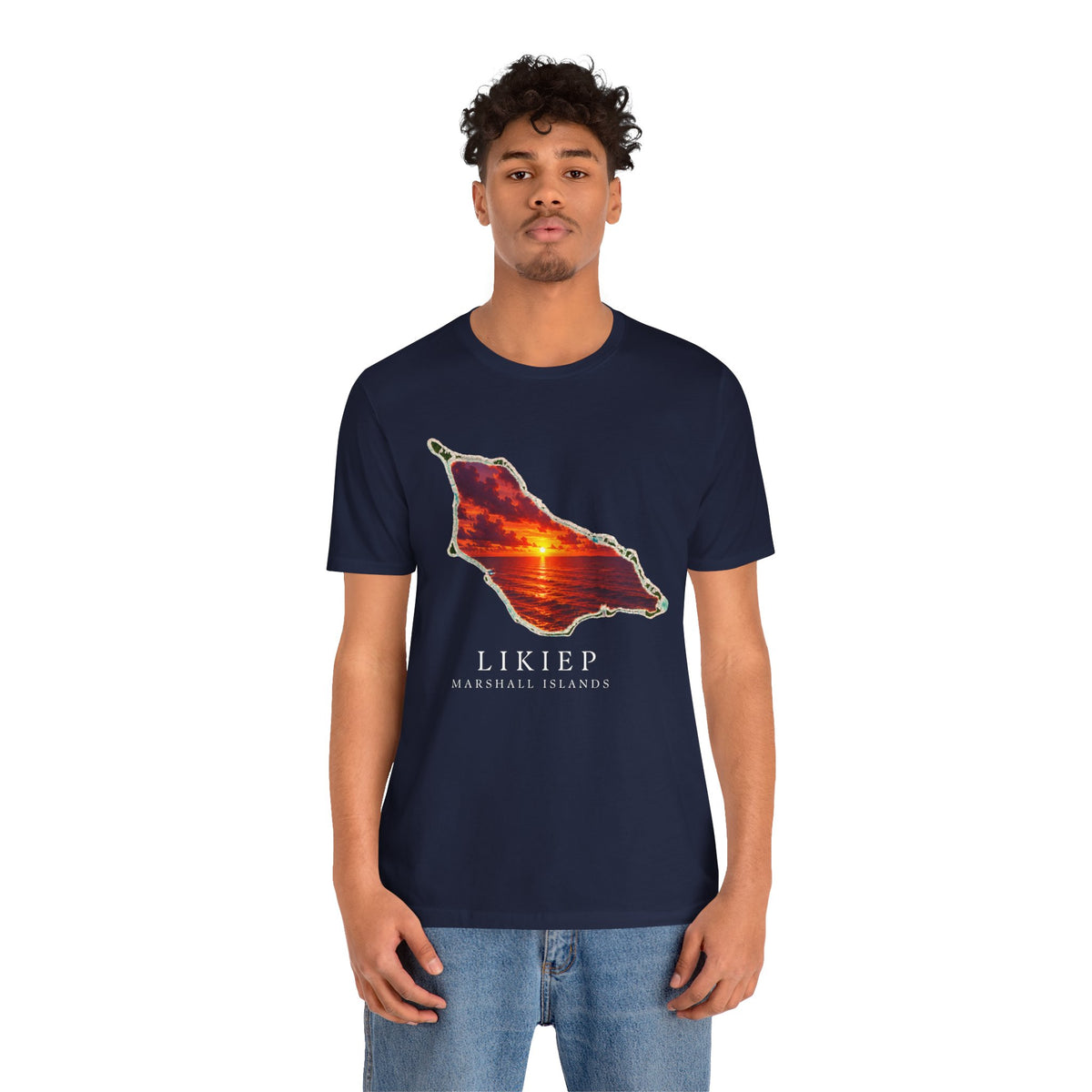 LIKIEP Orange Sunset Unisex T-Shirt
