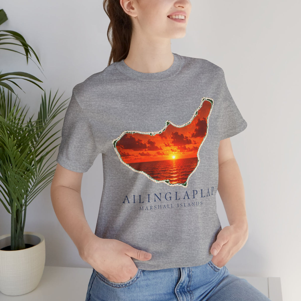 AILINGLAPLAP Orange Sunset Unisex T-Shirt
