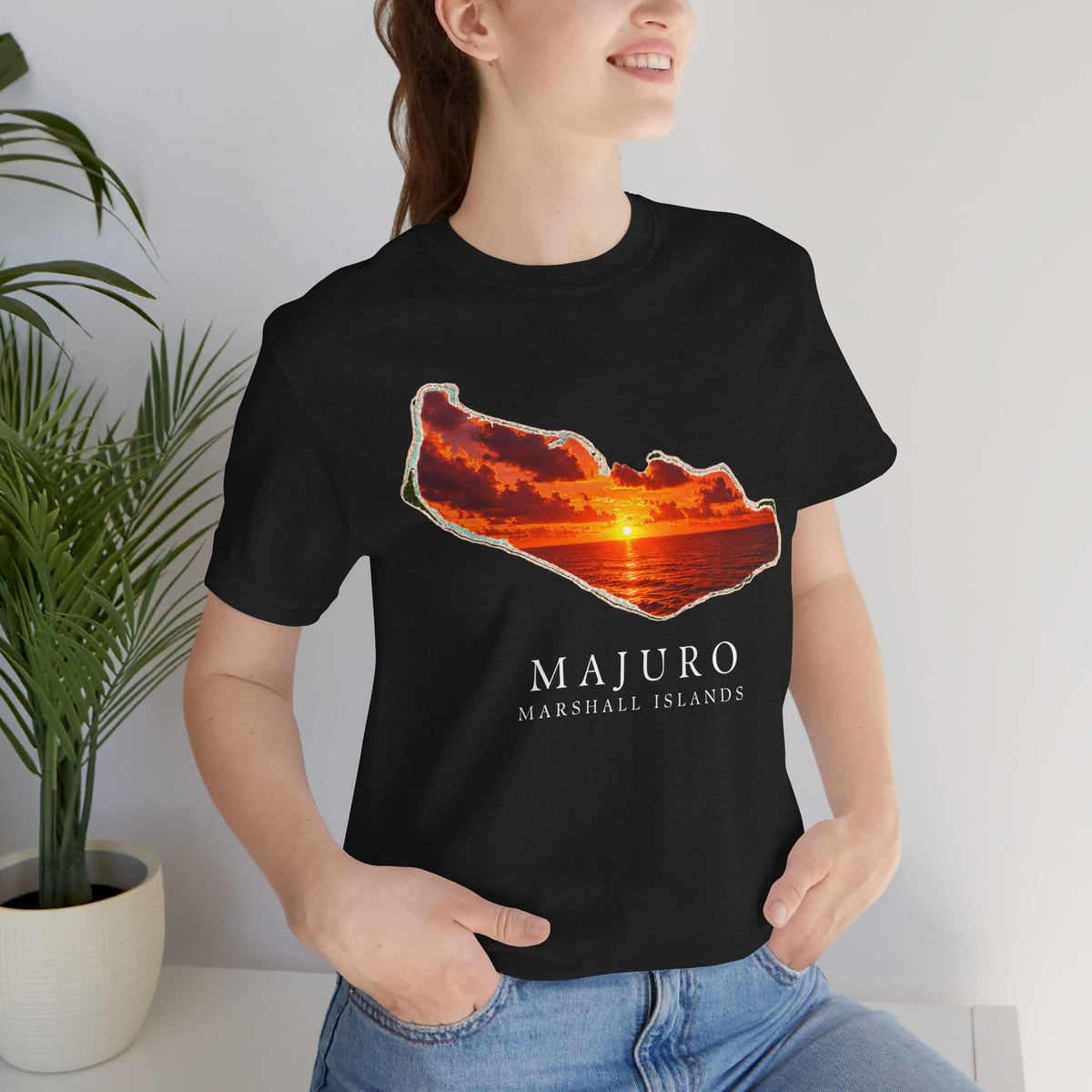 MAJURO Orange Sunset Unisex T-Shirt