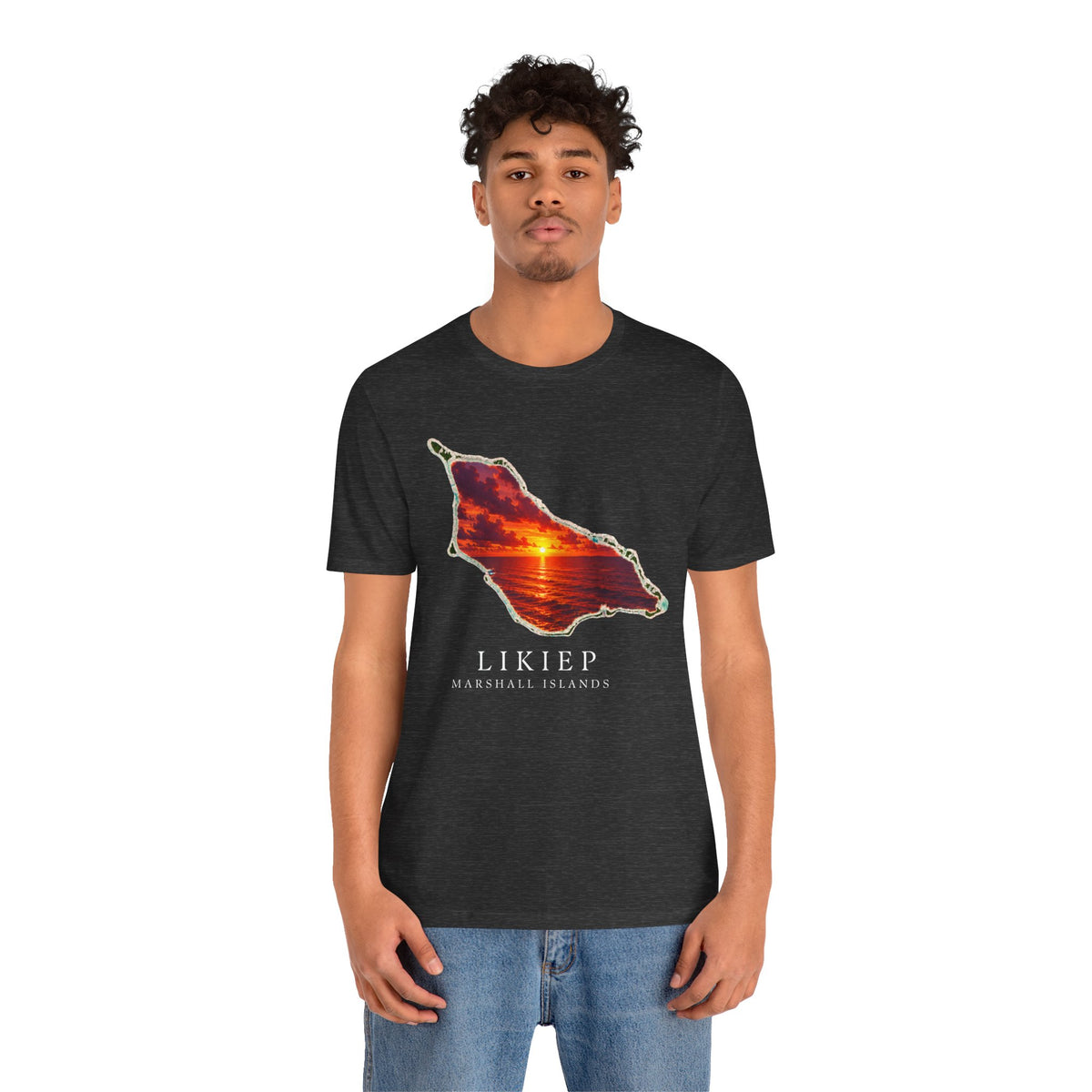 LIKIEP Orange Sunset Unisex T-Shirt