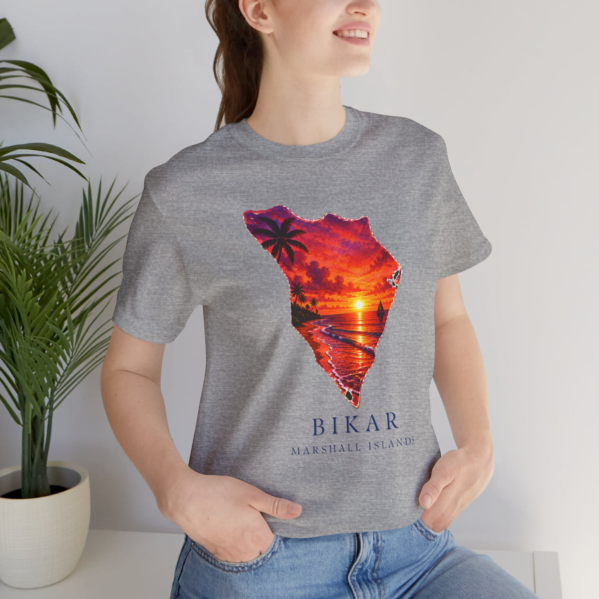 BIKAR Orange Sunset Unisex T-Shirt