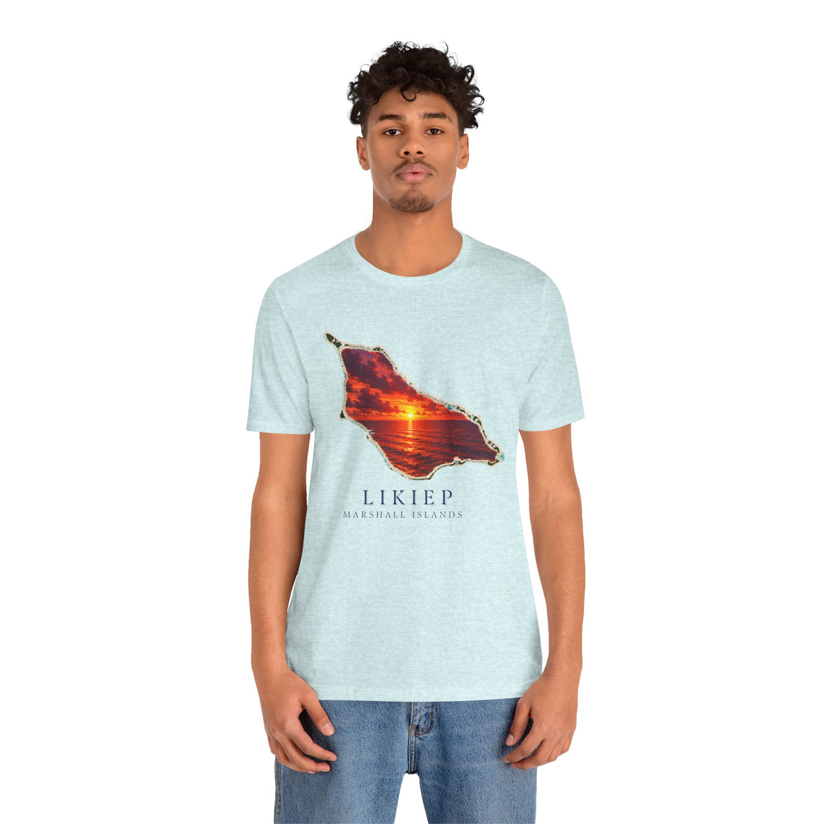 LIKIEP Orange Sunset Unisex T-Shirt