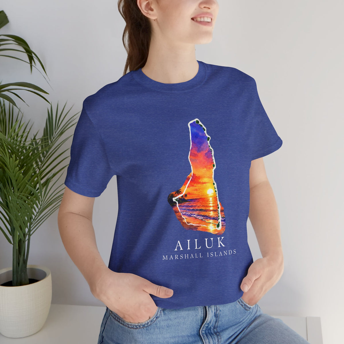AILUK Orange Sunset Unisex T-Shirt