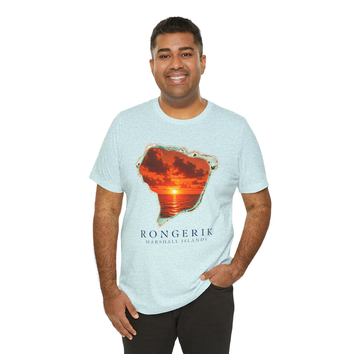 RONGERIK  Orange Sunset Unisex T-Shirt