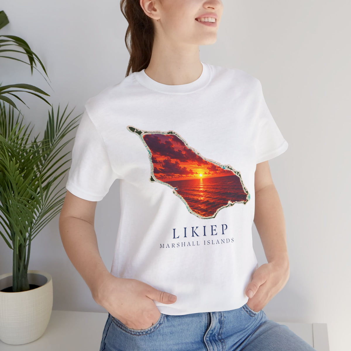 LIKIEP Orange Sunset Unisex T-Shirt