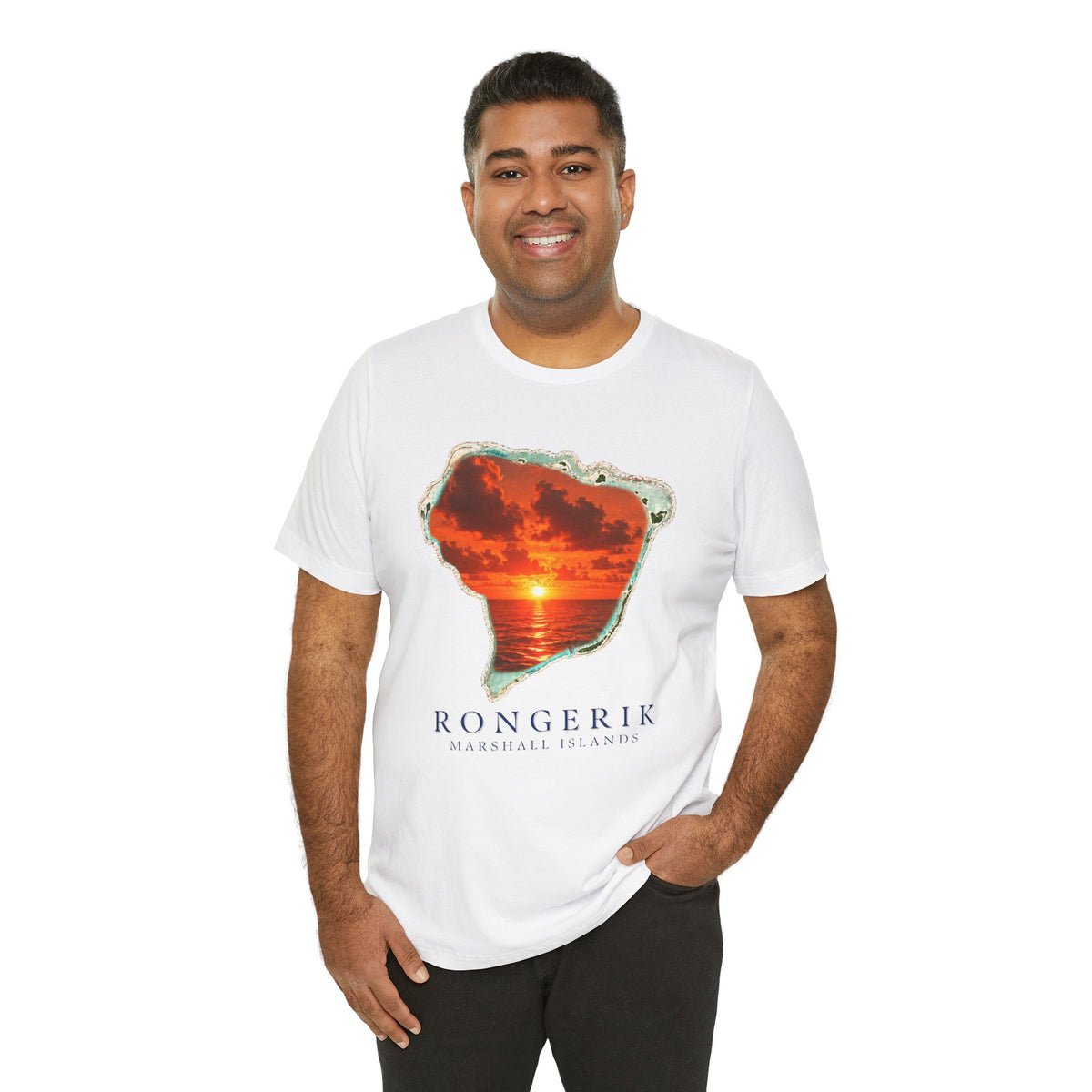 RONGERIK  Orange Sunset Unisex T-Shirt