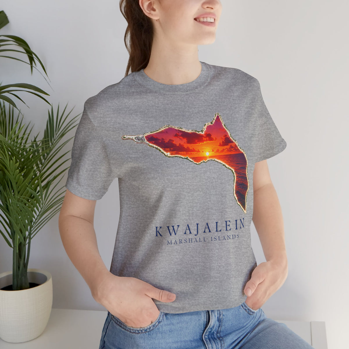 KWAJALEIN  Orange Sunset Unisex T-Shirt