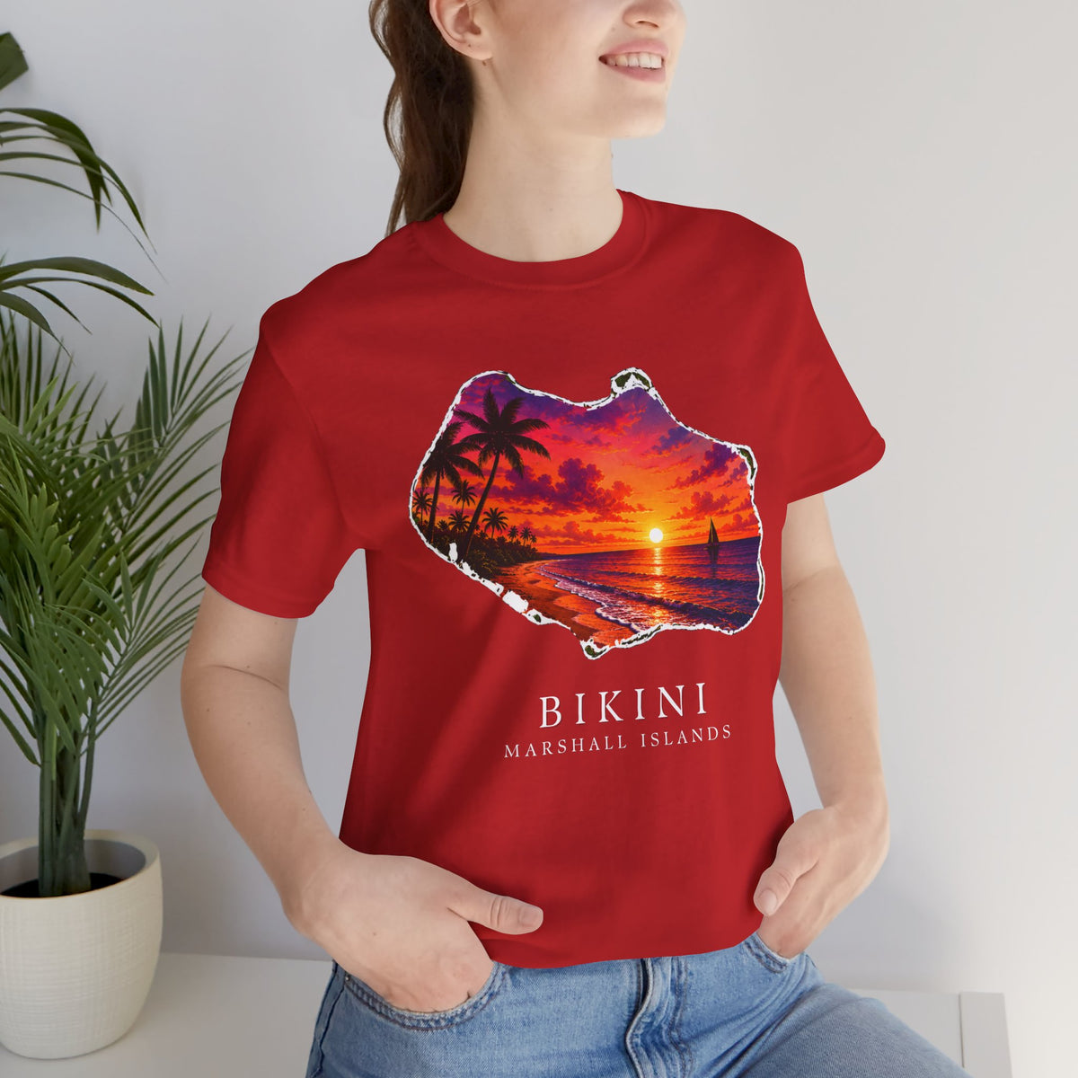 BIKINI Orange Sunset Unisex T-Shirt