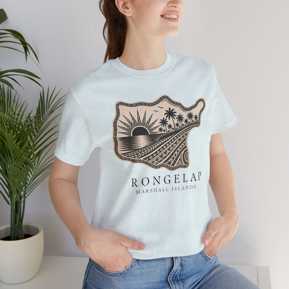 RONGELAP Tribal Sun Unisex T-Shirt