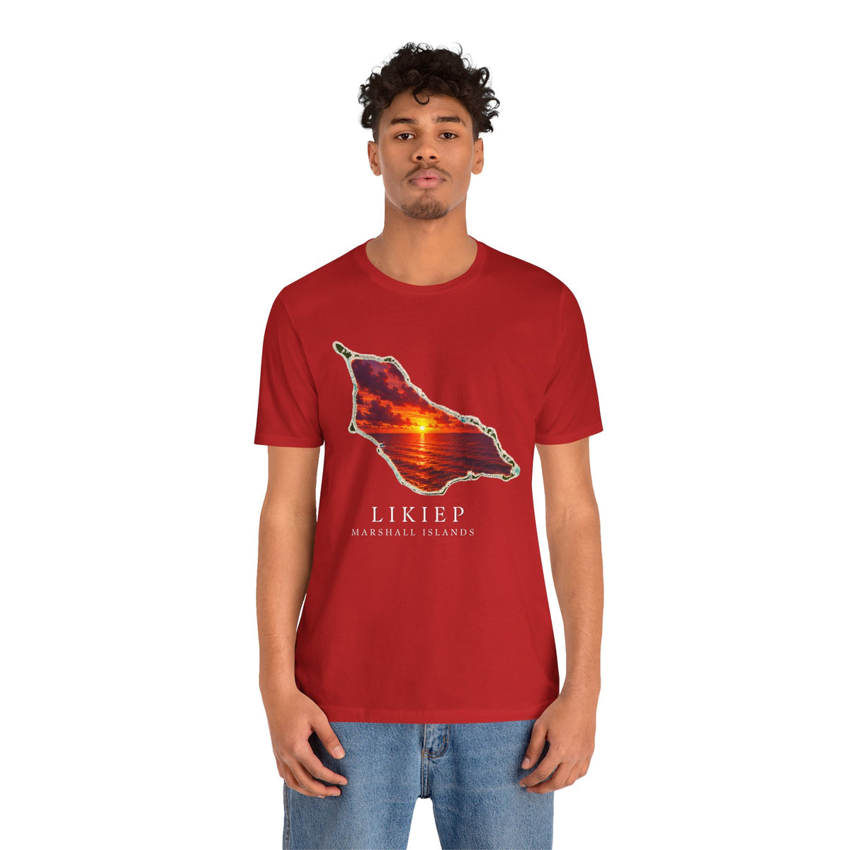 LIKIEP Orange Sunset Unisex T-Shirt