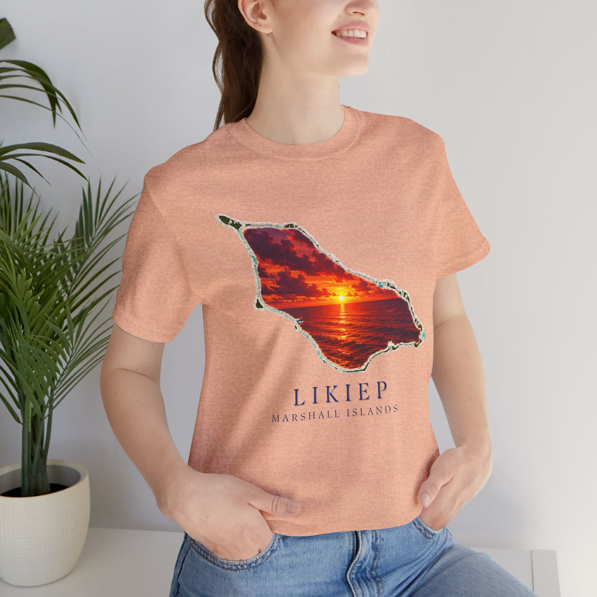 LIKIEP Orange Sunset Unisex T-Shirt