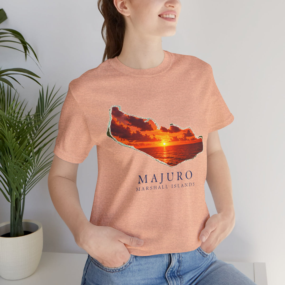 MAJURO Orange Sunset Unisex T-Shirt