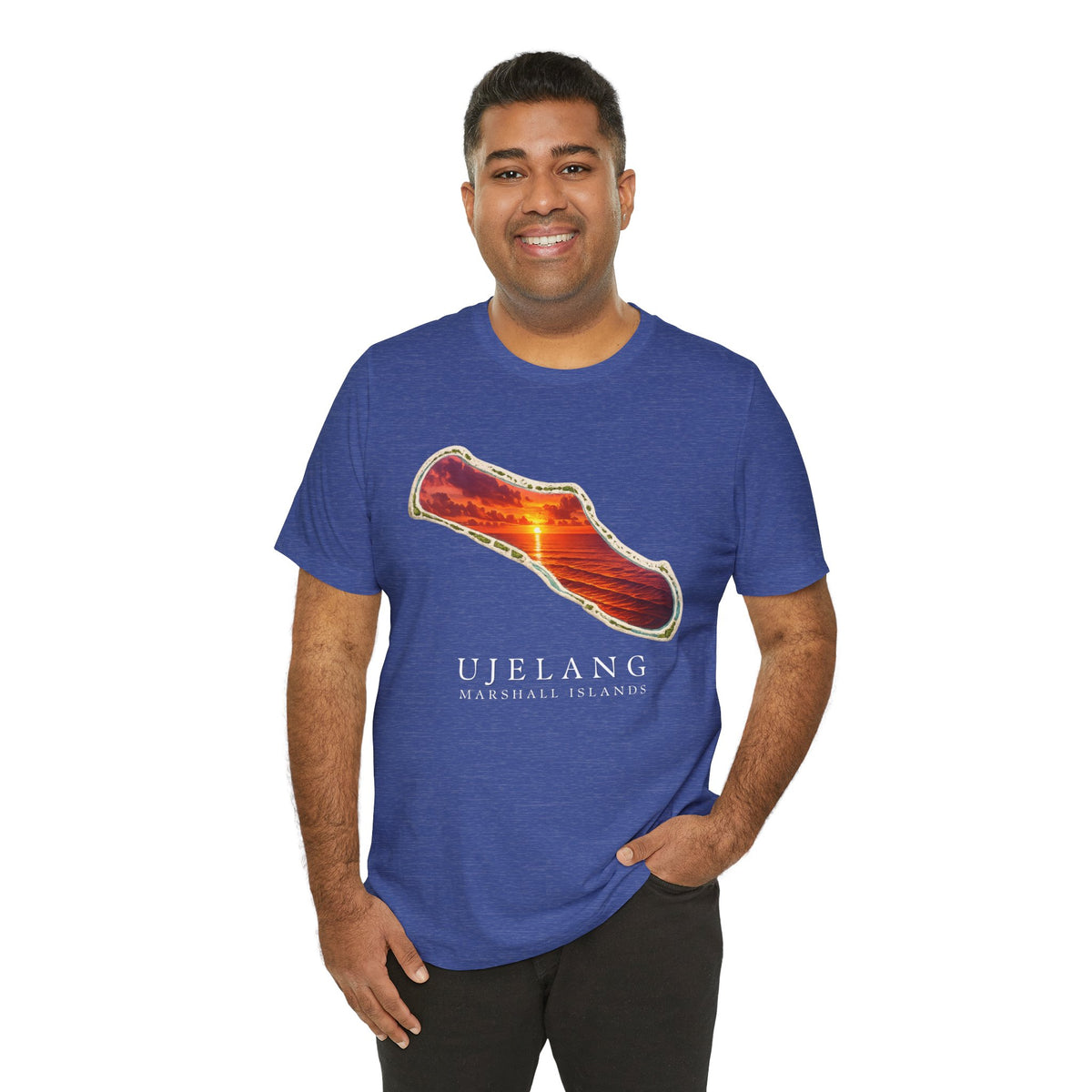 UJELANG Orange Sunset Unisex T-Shirt