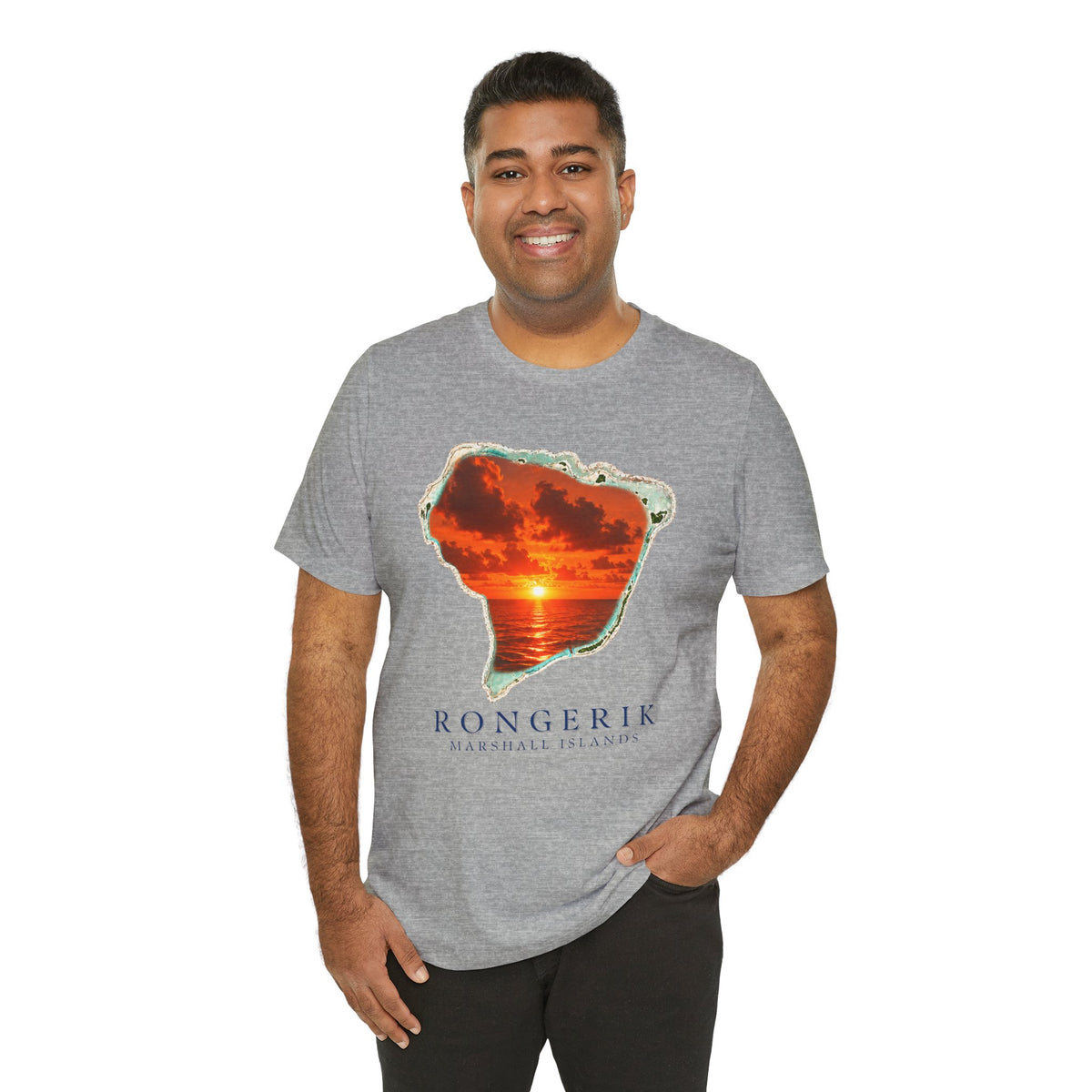 RONGERIK  Orange Sunset Unisex T-Shirt
