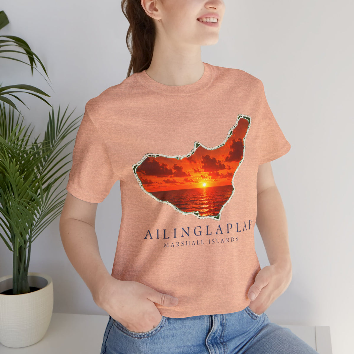 AILINGLAPLAP Orange Sunset Unisex T-Shirt