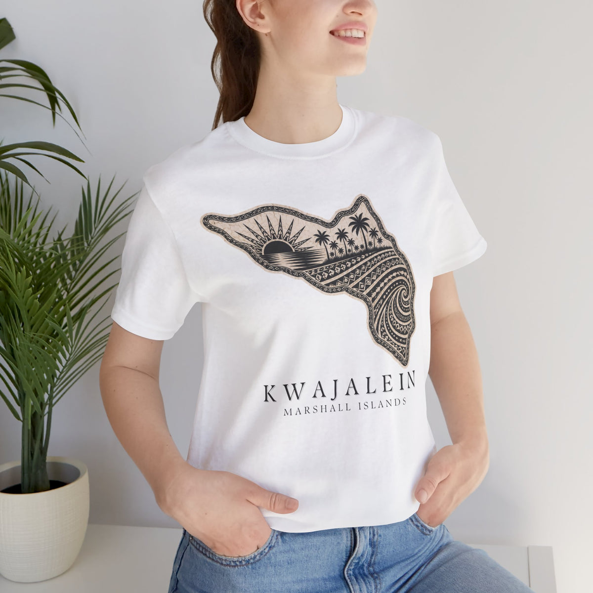 KWAJALEIN Tribal Sun Unisex T-Shirt