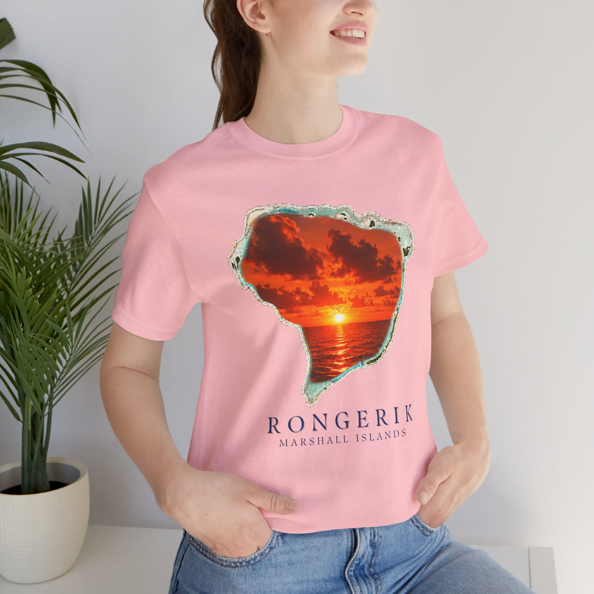 RONGERIK  Orange Sunset Unisex T-Shirt